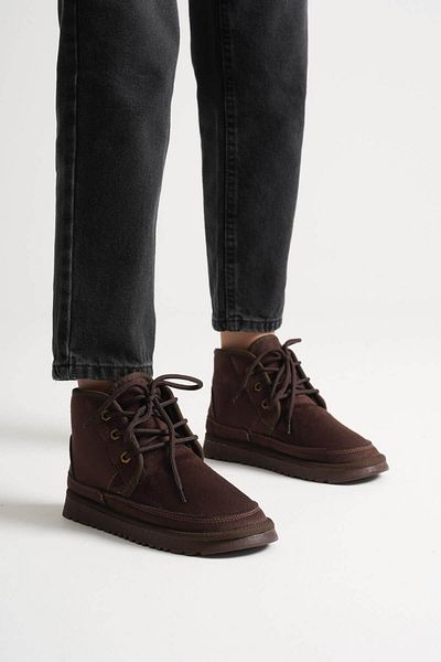 Zerenyus Daria Premium Women's Winter Bitter Brown Fur Boots