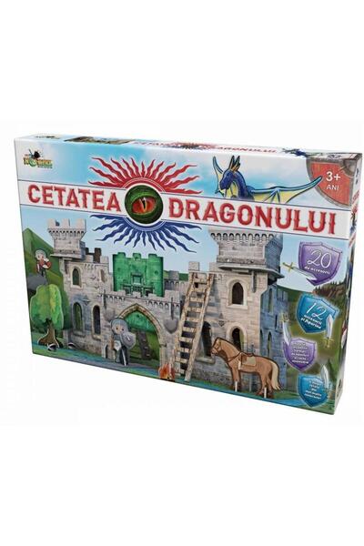 Noriel 3D Puzzle - Dragon's Fortress, 116 pieces