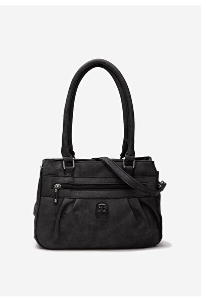 B T Shoes Černá rukojeť kabelky Bonny