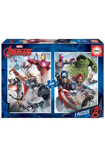 EDUCA Puzzle 500 pieces 2 x 500 Avengers