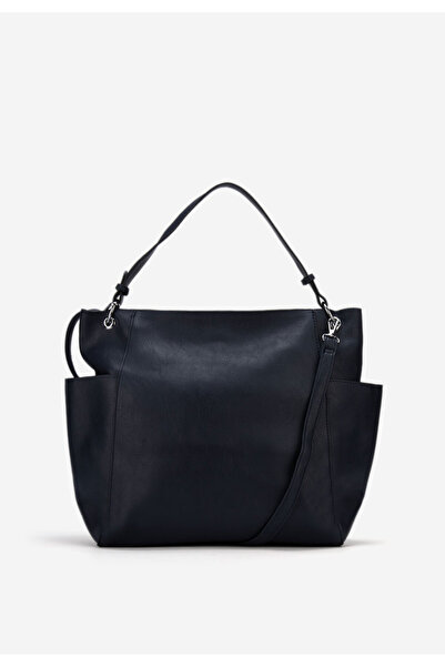 B T Shoes Tmavě modré rukojeť kabelky Zarima