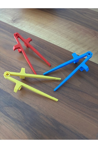 Fabrion ملقط الوجبات الخفيفة للألعاب - جهاز تناول الطعام دون تلوث اليدين (أعو...