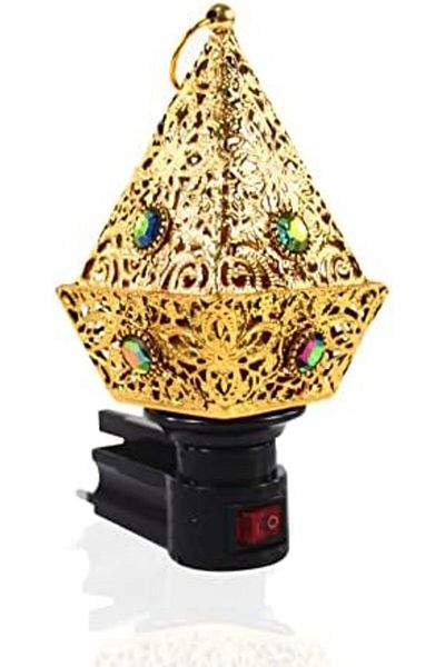 Biki Electric Incense Burner for Oud by D LC, Suitable for Office and Home, with Two-Year Warranty, Gold