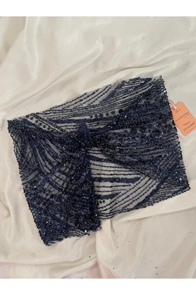 Nurcanilirboutique Kristal detaylı mini pareo