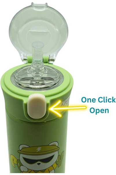 Twisoo Leakproof Double‑Wall Vacuum Sippy Cup Stainless Steel Insulated Travel Water Bottle for Ki