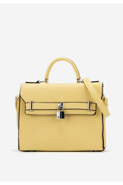 B T Shoes Žlutá ramenní kabelka Didona