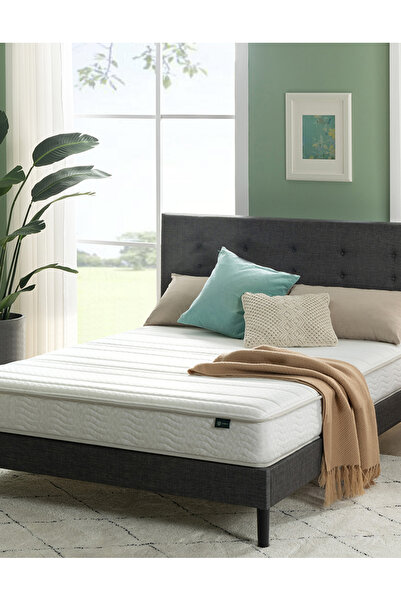 Zinus مرتبة هجينة كاملة الحجم من الإسفنج والزنبرك في صندوق مع ضمان لمدة 10 سن...