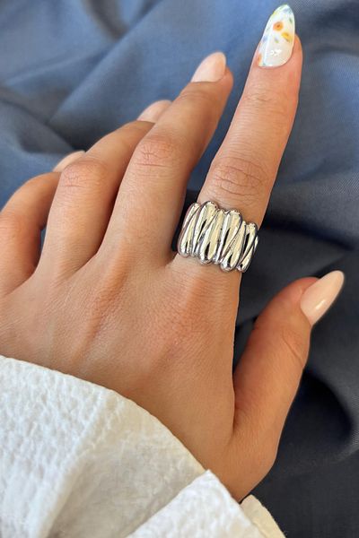 Leo'Stone New Season Twist Luxe Design Adjustable Women's Ring
