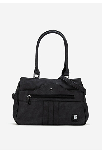 B T Shoes Černá rukojeť kabelky Moriena V4