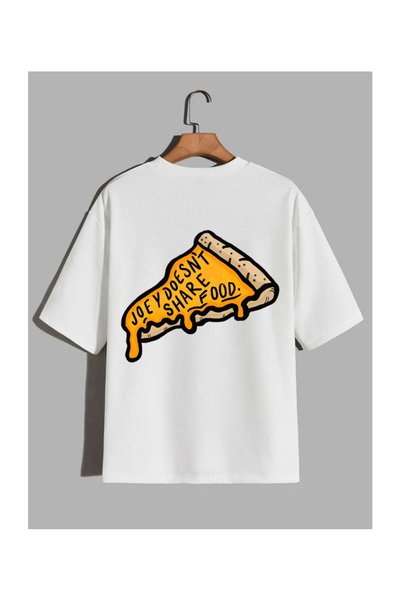 Sebesta Fashion New Season Joey Pizza Printed Cotton T-Shirt Sebesta Fashion