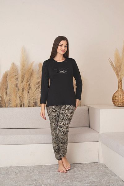 Asel Women's Long Sleeve Lycra Milan Pajama Set