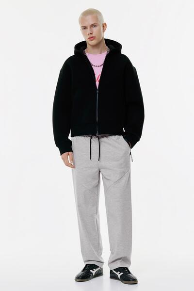 Pull & Bear STWD İnterlok Kumaşlı Spor Jogger Pantolon