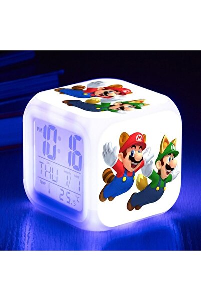 Mixbo Cubic Clock for Kids Room Mixbo, Multiple Functions, Lights, Model 1