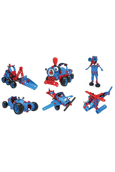 Mappy Build&Play Construction Set, 6 in 1, 134 Pieces, EM7757