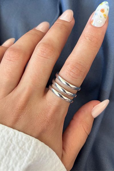 Leo'Stone New Season Quadra Design Adjustable Women's Ring