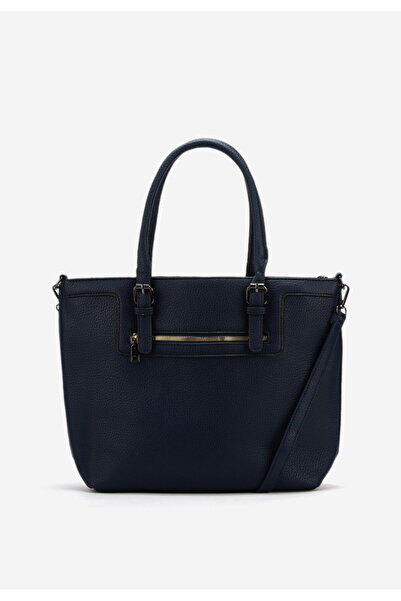 B T Shoes Modrá rukojeť kabelky Kiersten