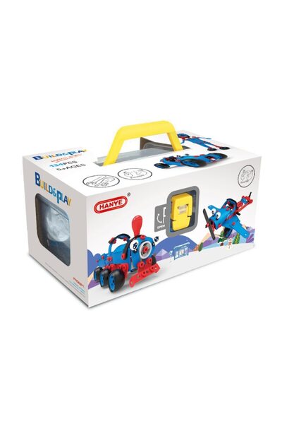 Mappy Build&Play Construction Set, 6 in 1, 134 Pieces, EM7757