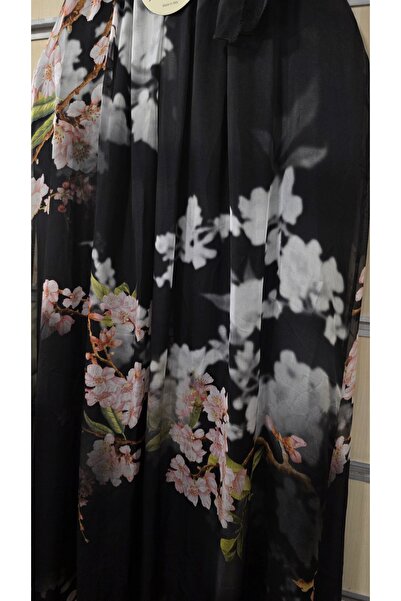 Park Moda Ιταλικό μεταξωτό φόρεμα με λουλουδάτο μοτίβο