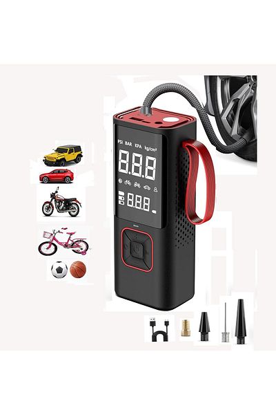 CFT Cordless Tyre Inflator - Multipurpose Portable Air Compressor 160PSI, Air Pump for Car Tires, Balls