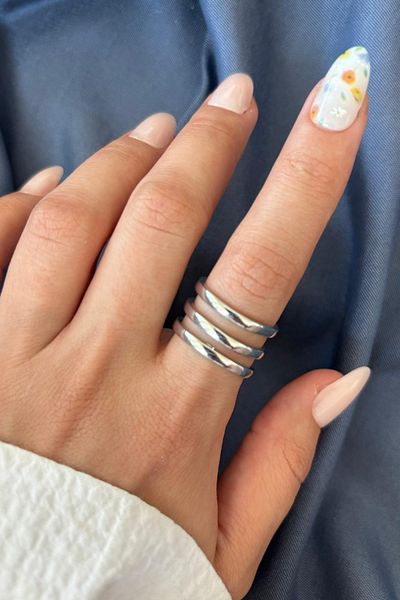 Leo'Stone New Season Quadra Design Adjustable Women's Ring
