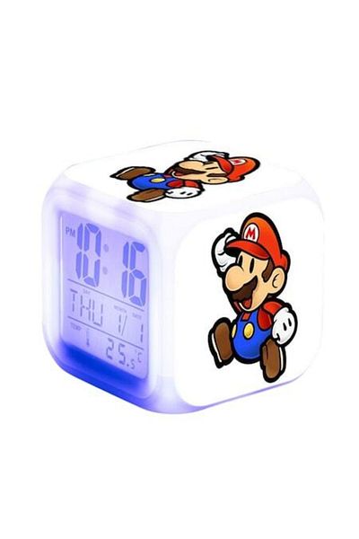 Mixbo Cubic Clock for Children's Room Mixbo, Multiple Functions, Lights, Model 11