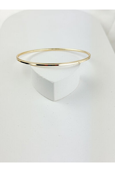 Fubena Yerli Üretim 14K Altın Kaplama 4001 Tekli Ajda Bilezik