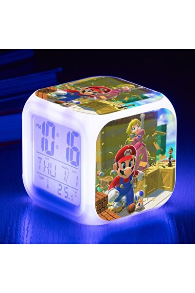 Mixbo Cubic Clock for Children's Room Mixbo, Multiple Features, Lights, Model 13