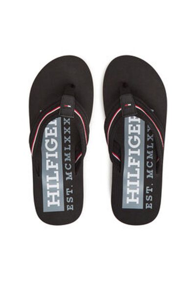 Tommy Hilfiger Men's Flip-Flops FM0FM05436 Black