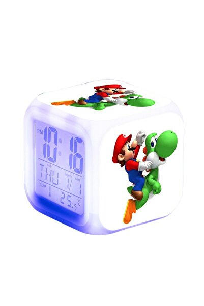 Mixbo Ceas Cubic pentru Camera Copilului Mixbo, Multiple Functii, Lumini, Model 10