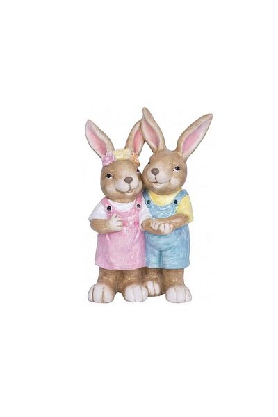 Strend Pro Garden Decoration, Ceramic Rabbits, 34 x 19 x 51 cm
