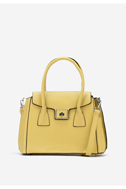 B T Shoes Žlutá rukojeť kabelky Heili