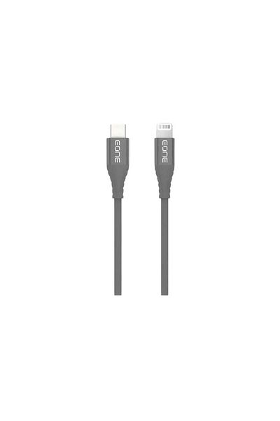 EONE Type-C to iPhone Nylon Cable from Acer, 1.2m - Grey