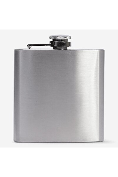 Flying Tiger Copenhagen Gümüş Paslanmaz Çelik Cep Şişesi