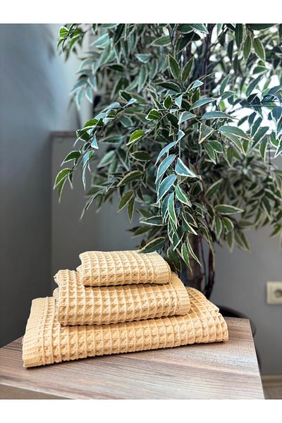 diabella Waffle Patterned Multi-Purpose Towel Set