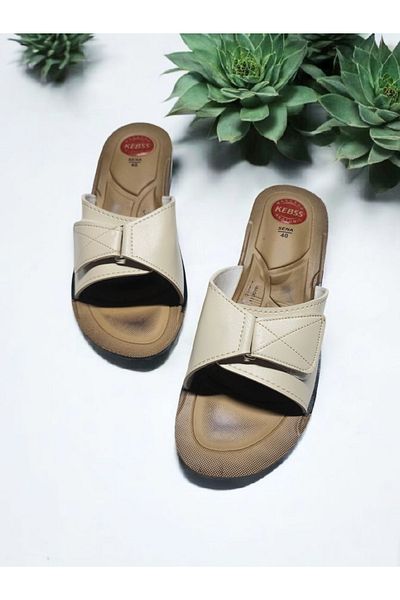 GokceKundura06 Size 40-41 Anatomical Heel Spur Reinforced Velcro Slippers