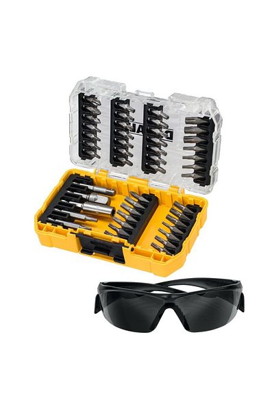 Dewalt - Bit set 47 accessories and safety glasses [DT70704-QZ]