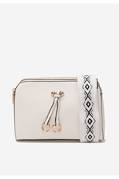 B T Shoes Bílá ramenní kabelka Vibrant