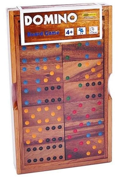 LOGICA GIOCHI Classic wooden dominoes