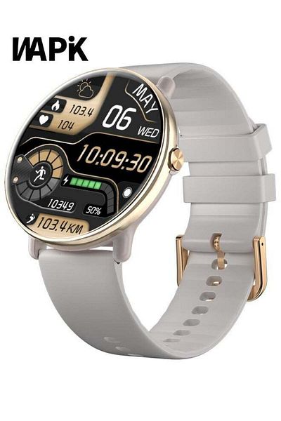 wapik Korean Brand Smart Watch Y6, Business Smartwatch, Waterproof Fitness Watch, Bluetooth Calling,