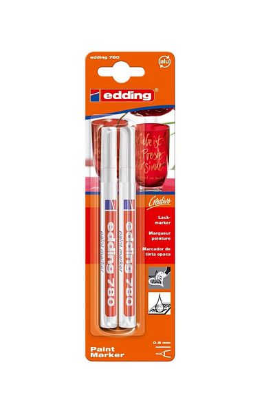 Edding 780 Paint Marker – 0.8 mm Round Tip, High-Precision Oil-Based Ink