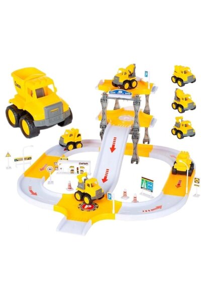 DDE Hungary Set interactiv de parcare pe 2 niveluri - Construcție parcare cu ...