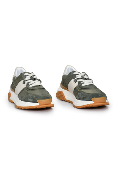 Tuna Eva Sole Leather/Textile Sports Men's Shoes - 3906