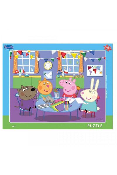 Dino Puzzle with frame - Peppa Pig (40 pieces)