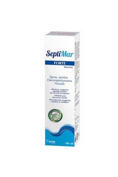 Viva Pharma Hypertonic Seawater Nasal Spray, 100 ml, Septimar Forte