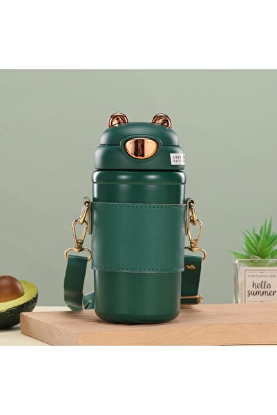 Twisoo Stainless Steel Water Bottle with Straw Lid, Vacuum Insulated Metal Water Bottle, Reusable Do