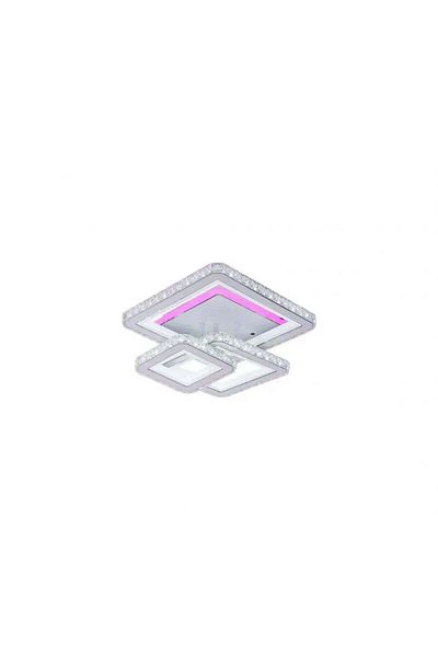 KORMAN TECHNIK LED chandelier with remote control LEILA 154W,, Cold/Warm/Neutral light, Dimmable, Glossy White Chrome,
