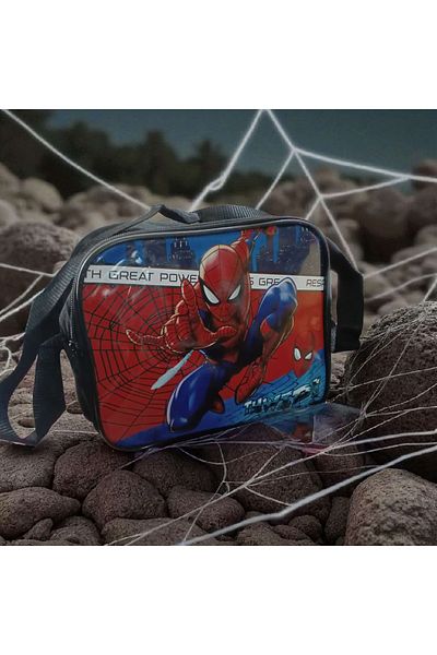 ÇEÇEN HOME Boy's Lunchbox with Spiderman, Portable Lunchbox for School with 1 Main Compartment