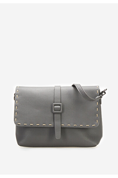 B T Shoes Šedé ramenní kabelka Swirl