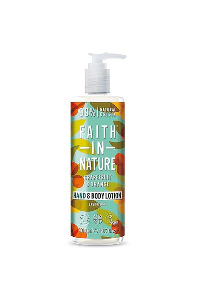 Faith In Nature Vegan body and hand lotion with grapefruit and orange, Faith in Nature, 400 ml