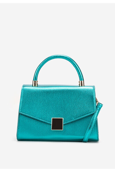 B T Shoes Tyrkysové rukojeť kabelky Genteel